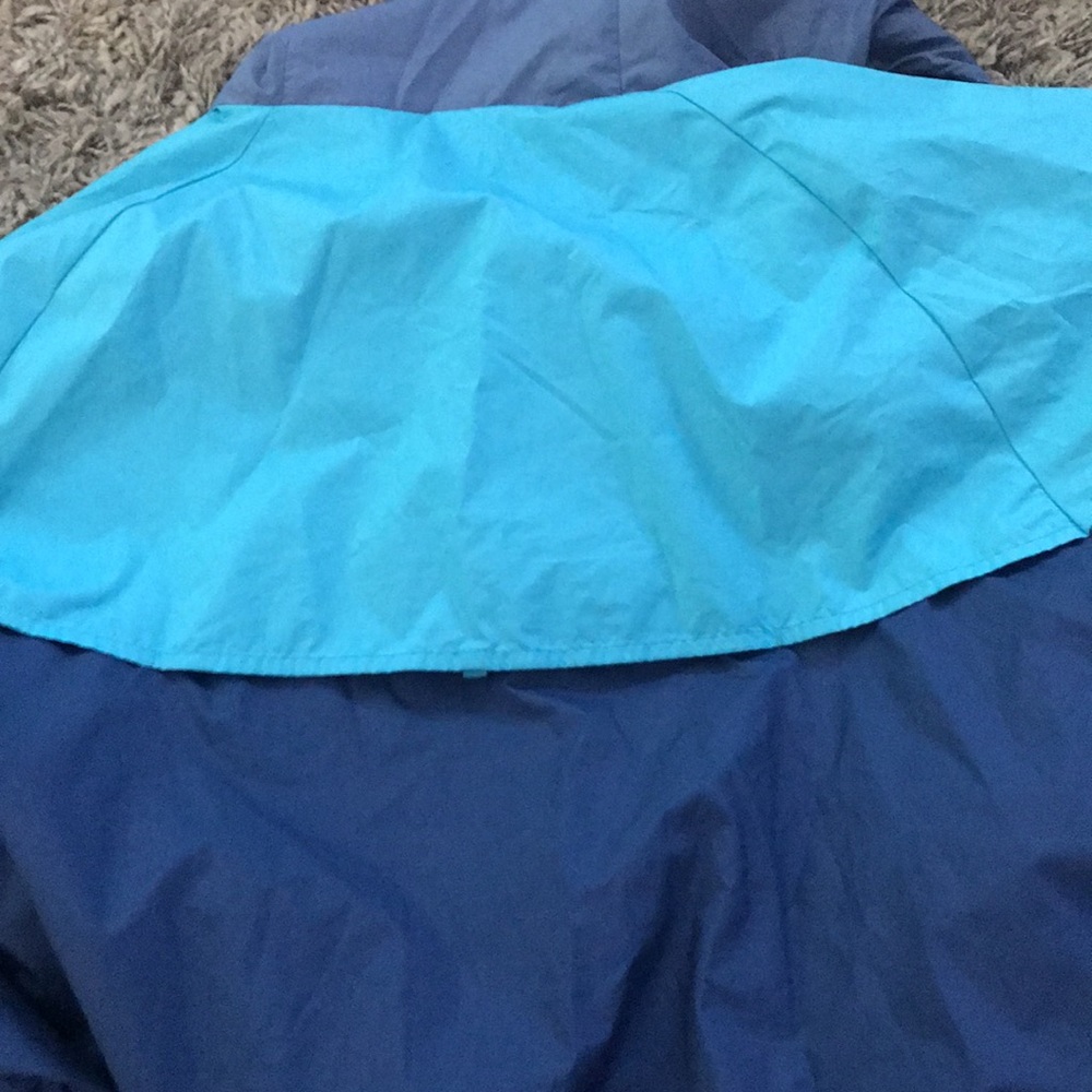 Nike Blue Colorblock Hooded Windbreaker - Picture 5 of 6